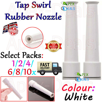 1/10x Wasserhahn Wirbel Düse 1/2'' Zoll gerade Passform Küche Bad flexible Armatur