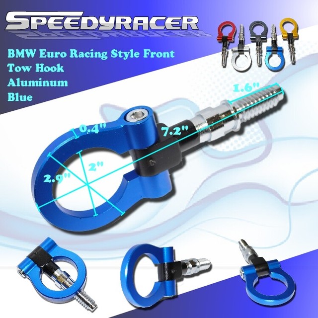 For BMW M3 X3 Z3 Z4 E30 E36 E46 Euro Racing Style Front Aluminum Tow