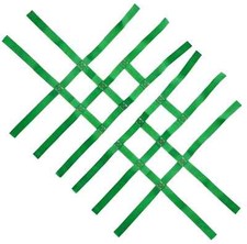 Nerf Bar Nets for Tusk Alba 757 Titan Fits Honda Yamaha Suzuki Kawasaki Green