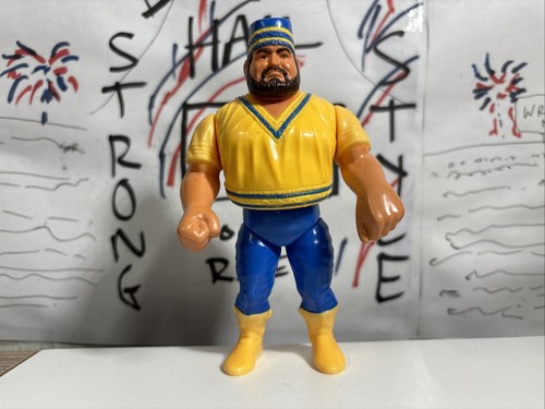 WWF Akeem Hasbro Wrestling Figure WWE WCW 1990 Ser...