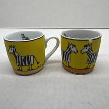 Tazas Konitz Expresso Hechas en Alemania Cuentos de Animales Cebra 2 Piezas