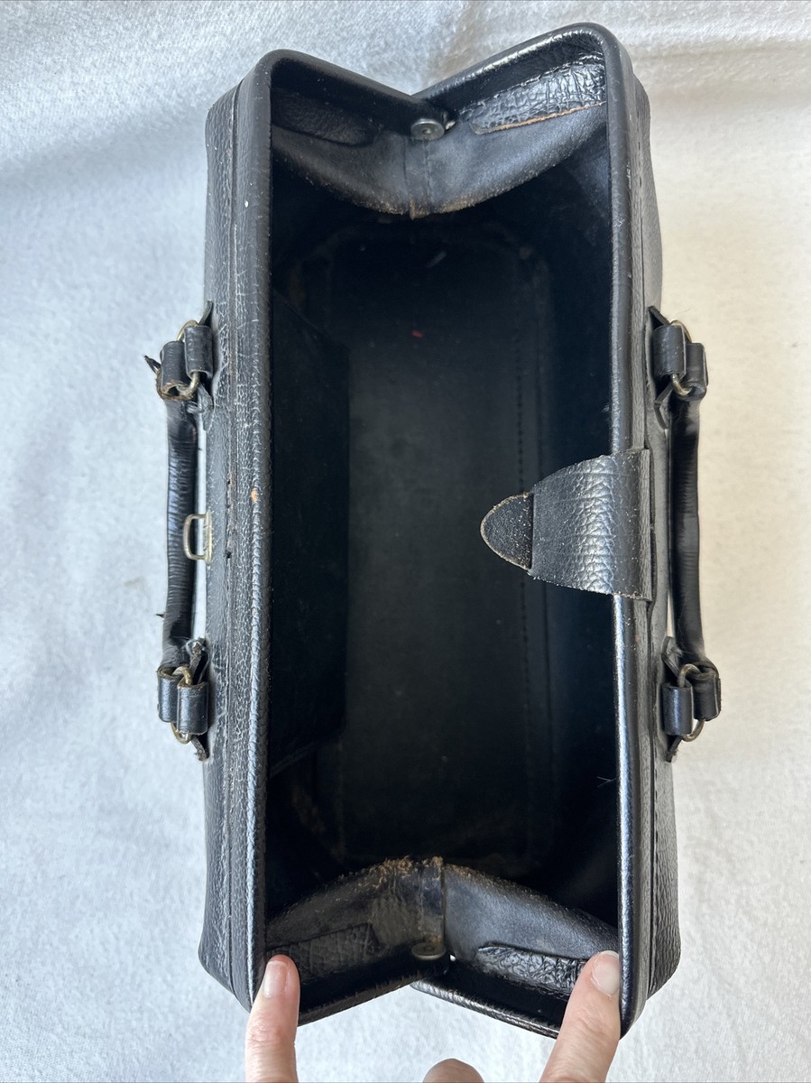 ヴィンテージ ドクターバッグ ② Vintage Schell Black Leather Doctor's Bag | eBay