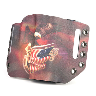 Smith & Wesson - OWB Slotted Gun Holster - Optic Ready - Eagle on Flag