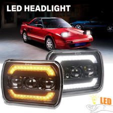 For Toyota Celica 1982-1993 MR2 1985-1995 7x6/5x7 LED Headlight DRL hi-low beam