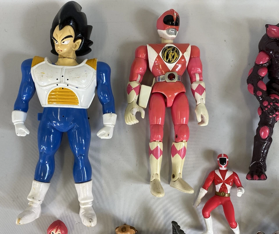 "Lote de 8 figuras de acción Power Rangers Dragonball Z 12"" Vegeta Small Soldier Spawn" Foto 2 de 4