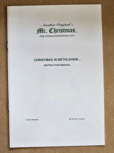 Belén animado Mr Christmas 1997 NAVIDAD EN BETHLEHEM - ¡Funciona, lee por favor! - Imagen 6 de 17