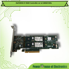 Dell BOSS-S1 RAID Controller w/ x2 240GB SSDs...