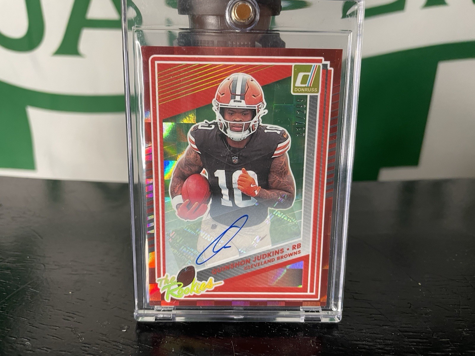2025 Donruss The Rookies Quinshon Judkins Auto #17 /299 Cleveland Browns