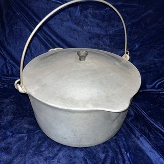 RARE Wagner Ware Sidney O Large Lipped Aluminum Kettle With Handle 10 Qts #740