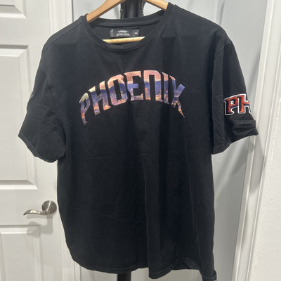 Pro Standard Phoenix Suns T Shirt Mens 2XL Black NBA Embroidered 3D