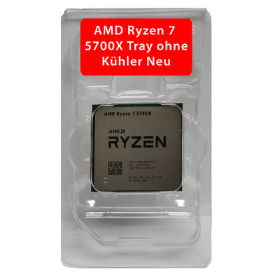AMD Ryzen 7 5700X, 8C/16T, 3.40-4.60GHz, Trayversion ohne Kühler