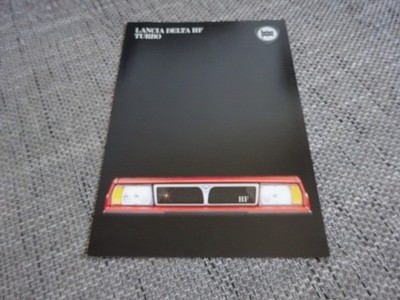 Lancia Delta HF Integrale Sport Zubehör Prospekt Brochure 1990 Deutsch selten