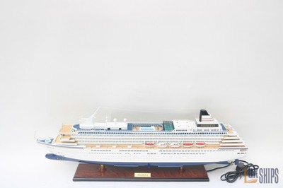 LuxShips ASUKA II Cruise Ship Model 32 in With Lights Assembled Wooden