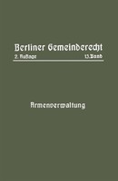Magistrat Von Berlin | Armenverwaltung | Taschenbuch | Deutsch | Ix | Springer