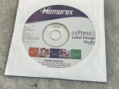 ExPressIt 4.3 PC CD Design Print Label Maker Templates Media Case Inserts Studio