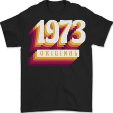 Retro 53rd Birthday Original 1973 Mens T-Shirt 100 Cotton
