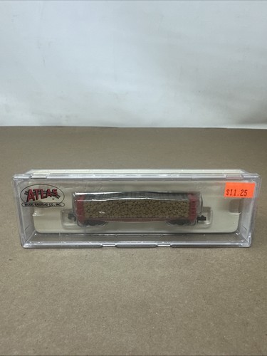 Vagones de tren a escala N Atlas 38332 GSC vagón plano de madera para celulosa Delaware y Hudson 8054 | Condition: New
