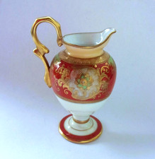 PORZELLAN PRUNK-MILCHKÄNNCHEN-WERTARBEIT-HANDARBEIT-ÄTZGOLD-MEITO JAPAN-RAR!