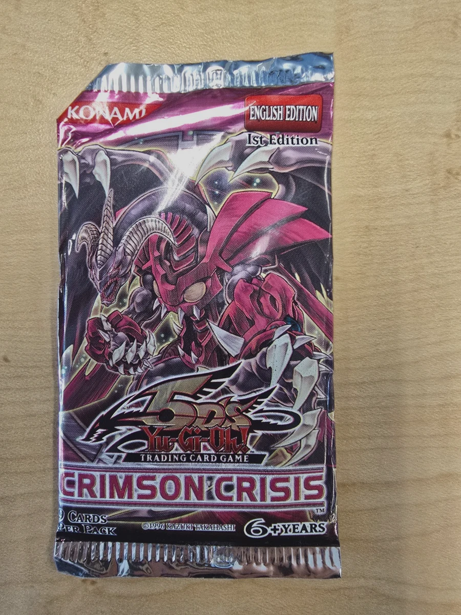 Yu-Gi-Oh! TCG Crimson Crisis Sealed Collectible Card Game Packs