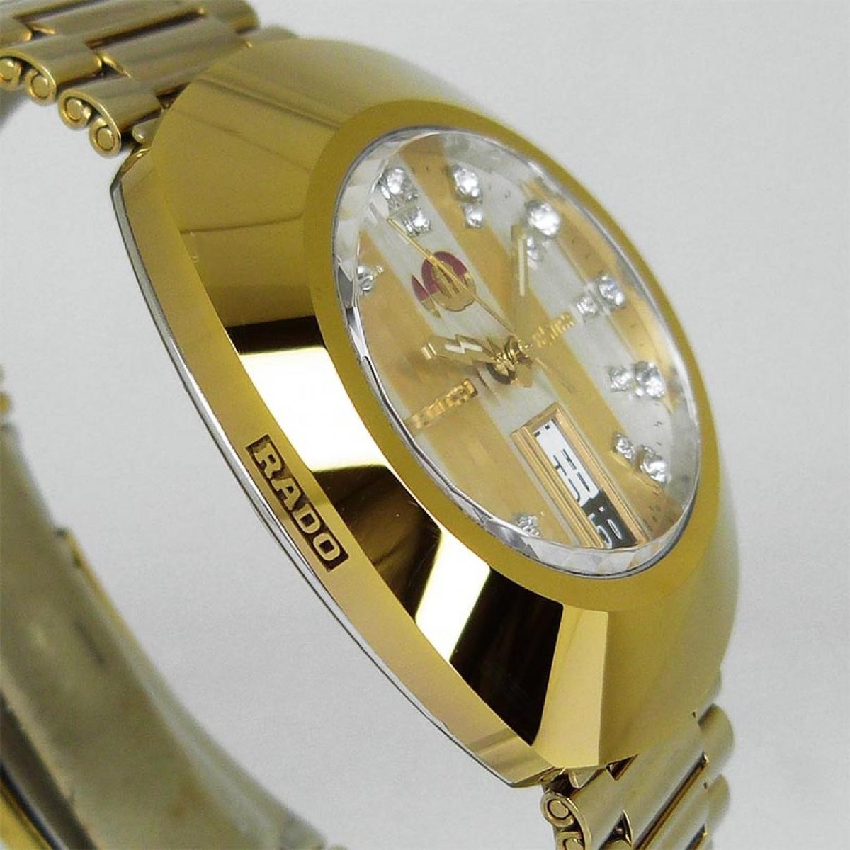 RADO Watch 648.0413.3 Diastar Day Date Automatic 35mm Gold x