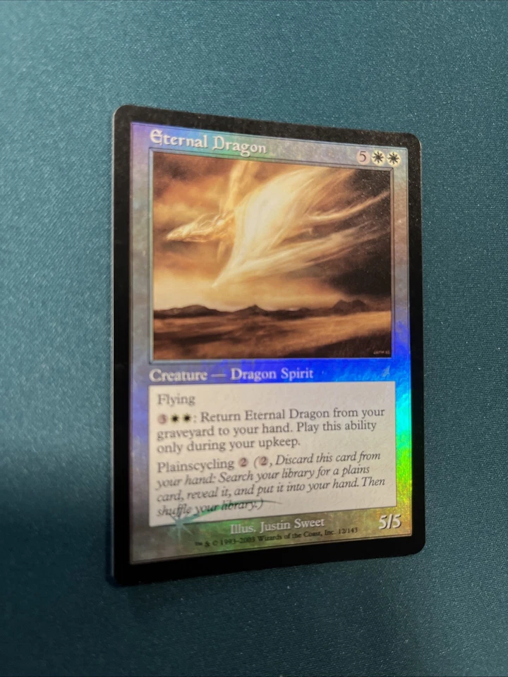 MTG Eternal Dragon Scourge Foil LP Light Play - Image 2 of 4