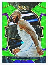 2022-23 Select LeBron James Prizms Neon Green #26 (39/75)