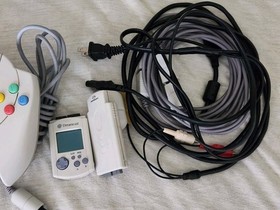 Sega Dreamcast Video Game Console Lot, Sonic Adventure, Dynamite Cop, Crazy Taxi