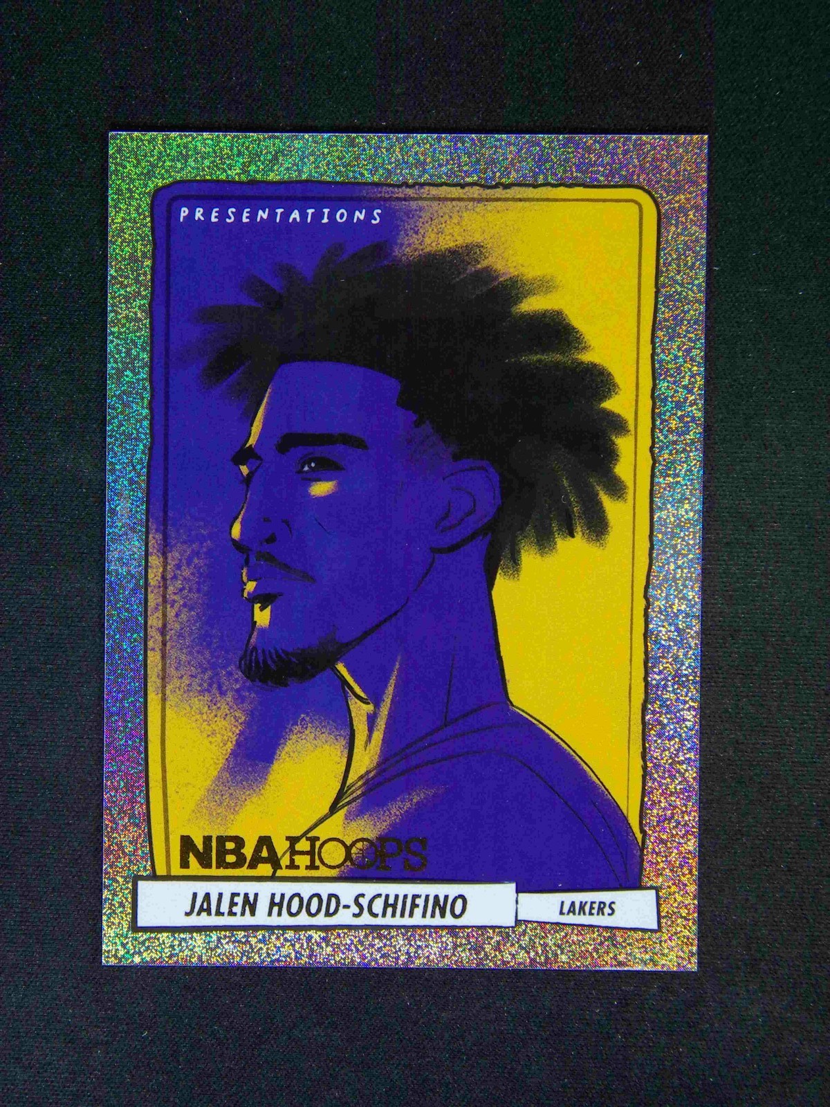 2023-24 Panini Hoops Jalen Hood-Schifino #14 Presentations SSP