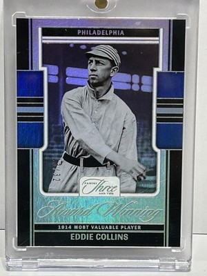 2025 Panini Three and Two - Award Winning Eddie Collins #5 Full Count /32