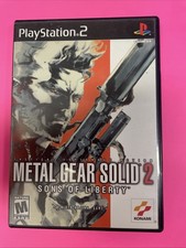 Metal Gear Solid 2 Sons Of Liberty Sony Playstation 2 PS2 Game