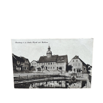 Ansichtskarte Postkarte Dornburg Camburg Saale Gasthaus Ratskeller Markt Ungl.