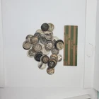 ROLL OF 50  1964 AND PRE  ROOSEVELT SILVER DIMES,discolored