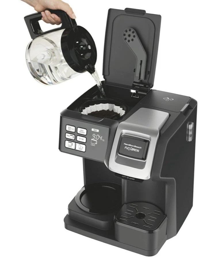 Cafetera 2 en 1 Hamilton Beach FlexBrew Foto 3 de 4
