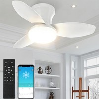 Deckenventilator LED Ventilator Leise Beleuchtung Fernbedienung Deckenlampe FAN