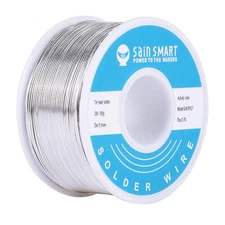 0.6mm Solder Wire 63/37 Tin/Lead Sn63Pb37 with Flux Rosin Core for Electrical...