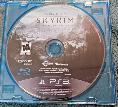 --DISC ONLY--Elder Scrolls V Skyrim: Legendary Edition (Playstation 3, PS3)