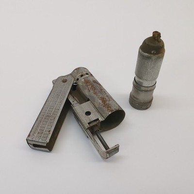 Vintage IMCO Triplex Junior 6600 Petrol Lighter Austria Windproof Collectible