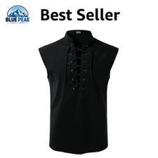Lightweight Gothic Steampunk Shirt for Men - Perfect Halloween Costume