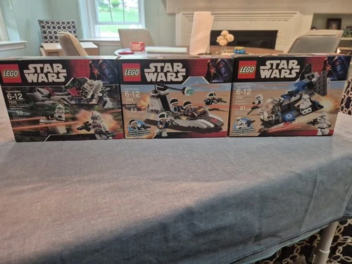 lego star wars sets 7655, 7668, 7667