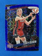 2025 #104 Lucy Olsen Panini Prizm Blue Velocity Prizm Mystics RC