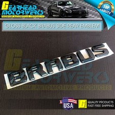 Brabus Emblem Gloss Black Rear Trunk Lid 3d Badge Amg Mercedes Benz A C E G Gl S Brabus Emblem Gloss Black Rear Trunk Lid 3d Badge Amg Mercedes Benz A C E G Gl S