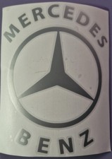Mercedes Benz Aufkleber Silber