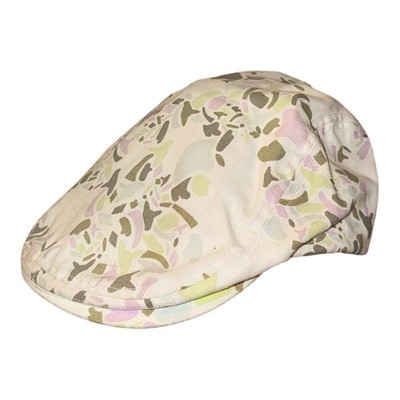 Kangol Flatcap Größe Medium Creme Cloisonne Mütze Baskenmütze Mod Freizeit 9731BC Hip Hop