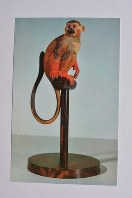 Animals of the World ''Squirrel Monkey'' By Bachmann Bros. Advertisement Postcard