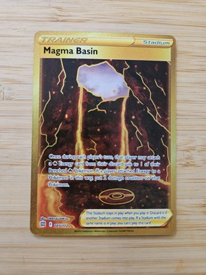 Magma Basin 185/172 Brilliant Stars NM Gold Secret Rare Pokemon Card | eBay Magma Basin 185/172 Brilliant Stars NM Gold Secret Rare Pokemon Card | eBay