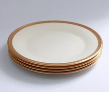 Set of 4 Lenox Aristocrat Dinner Plates 10 3/4" Excellent!