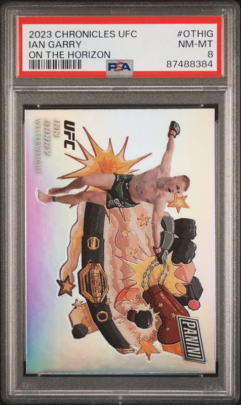 Ian Garry 2023 Panini Chronicles UFC On The Horizon #OTHIG PSA 8