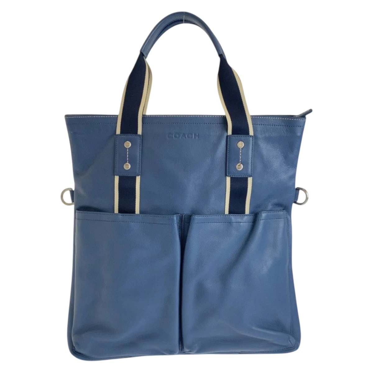 □極美品□COACH コーチ□メンズ□F70558□カーフ レザー 本革□2way 