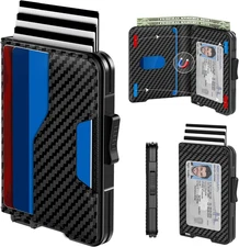 Wallet for Men - Pop up Case, Cash Slot, and Credit Card Wallet - Slim Minimalis