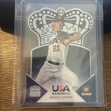 2015 Panini USA Baseball Crown Royale Silver 28/99 Kevin Gowdy #33 0b5